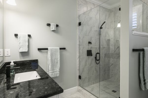 Granite Shower Installation in Bend